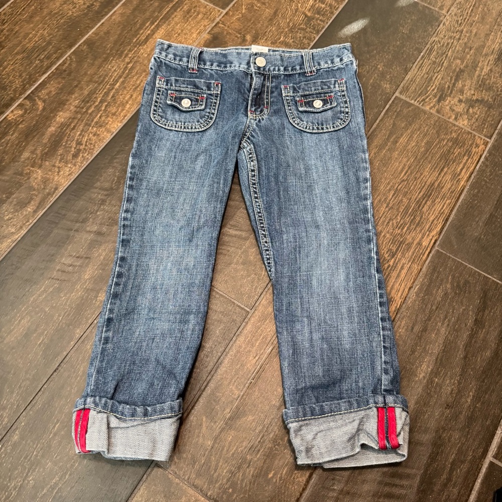 EUC Gymboree Cuffed Denim Jeans